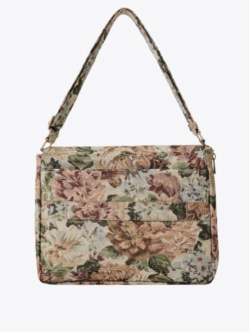 Beis The Expandable Messenger Tote in Vintage Floral-limited edition